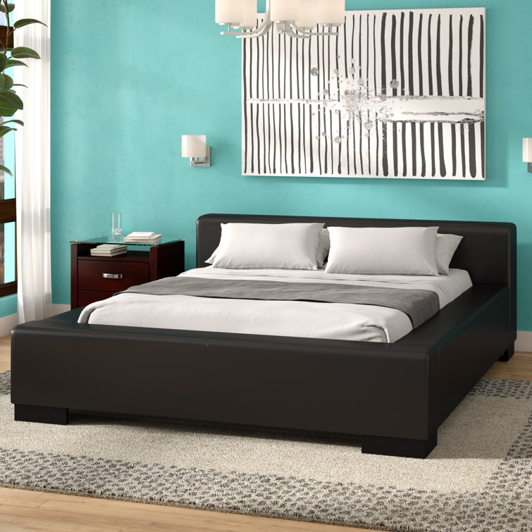 Latitude Run® Astor Upholstered Low Profile Platform Bed & Reviews